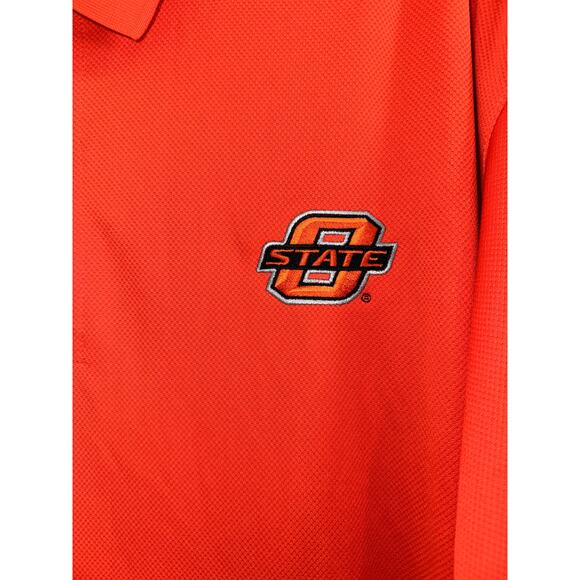 Oklahoma State Cowboys Columbia PFG Golf Polo Vented Back Men’s XL - Picture 2 of 9